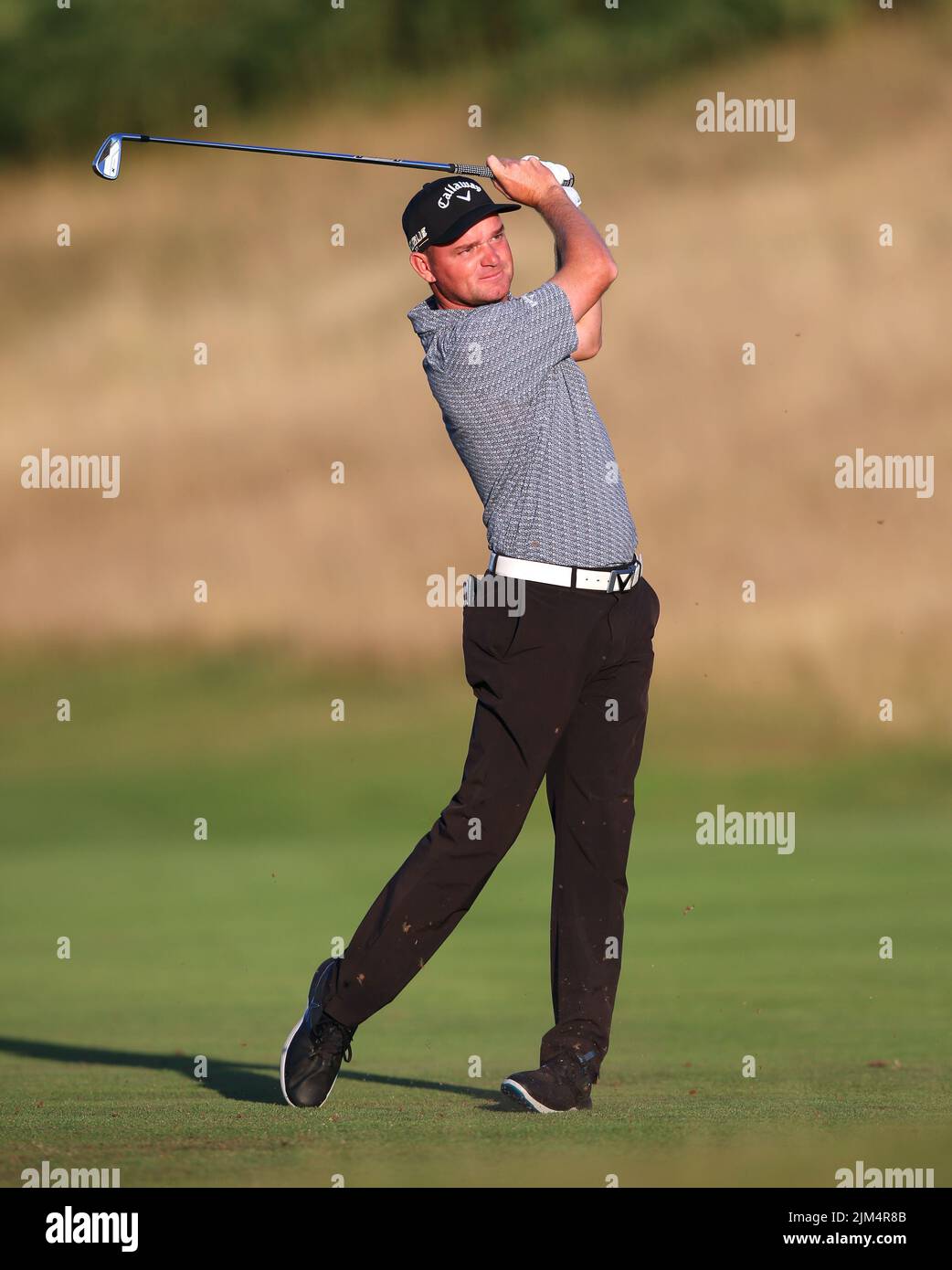 England's Dale Whitnell during day one of the Cazoo Wales Open at the Celtic Manor Resort in Newport, Wales. Picture date: Thursday August 4, 2022. Stock Photo