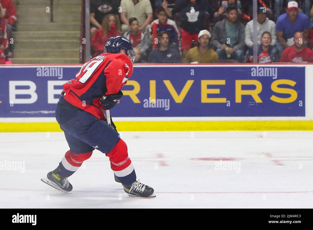 Jun 13 2022 Windsor Ontario Canada, Windsor Spitfires beat the Hamilton