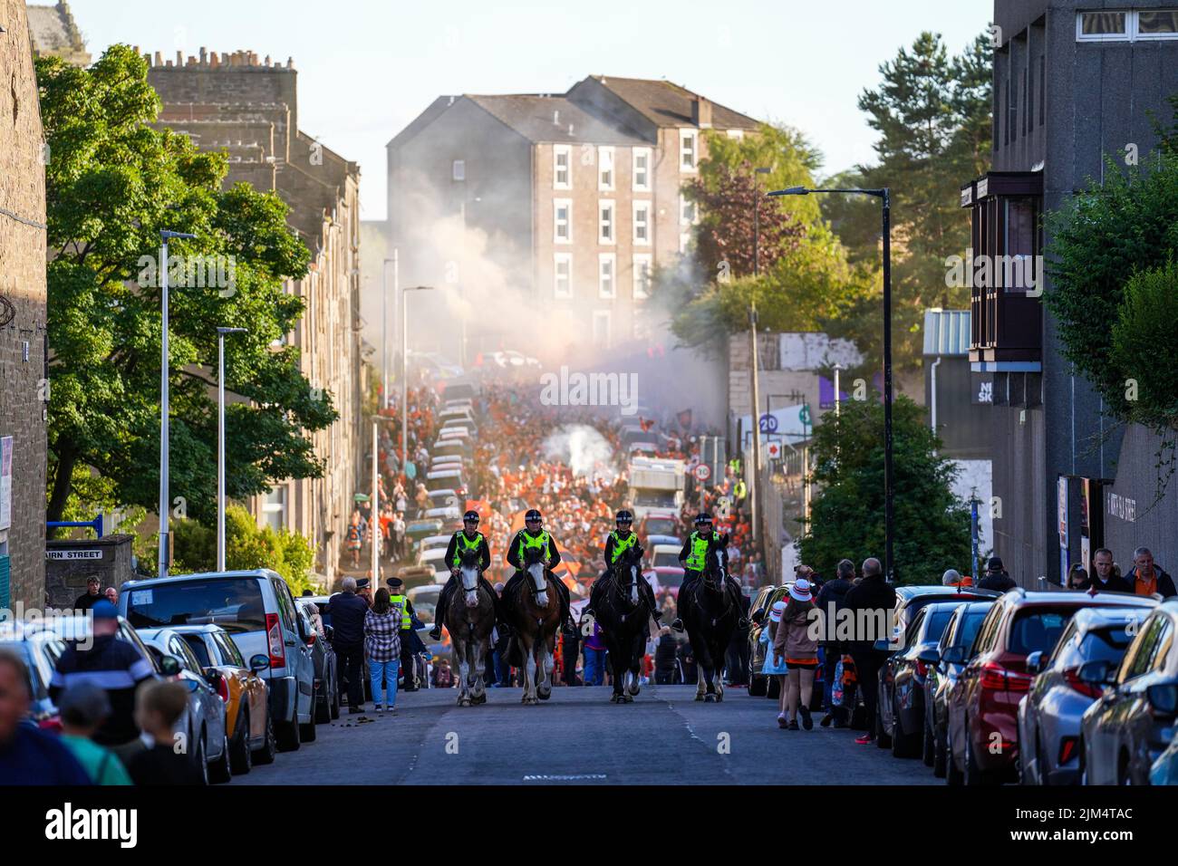 DUNDEE Fans of Dundee United during the UEFA Conference League Third
