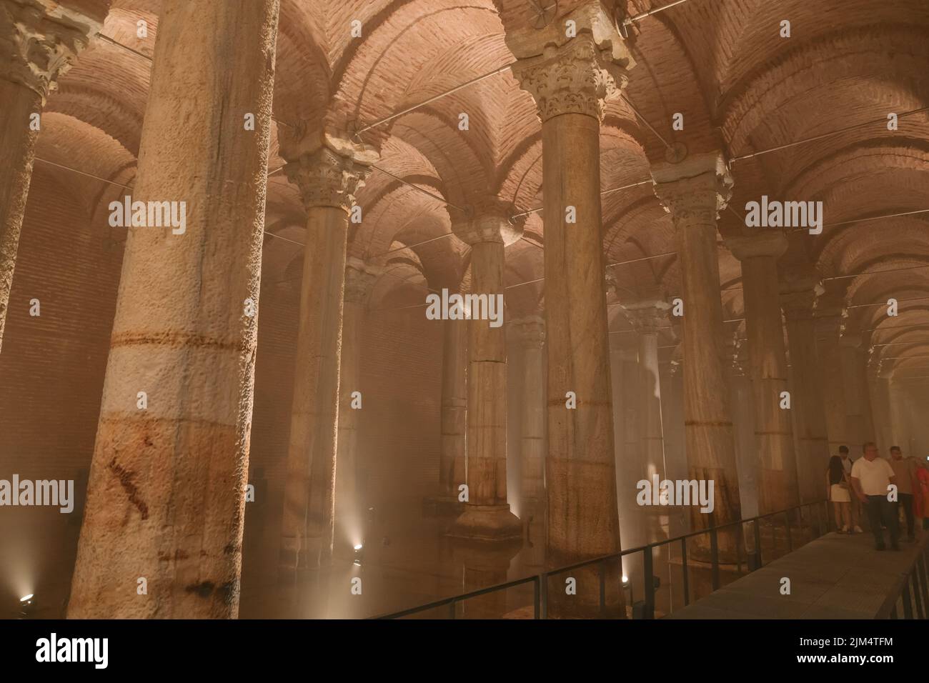 Basilica Cistern or Yerebatan Sarnici. Landmarks of Istanbul background photo. Istanbul Turkey - 8.3.2022 Stock Photo