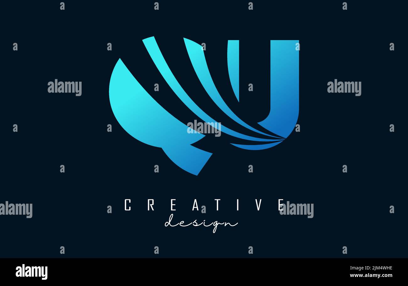 Qu Design Qu letters hi-res stock photography and images - Alamy