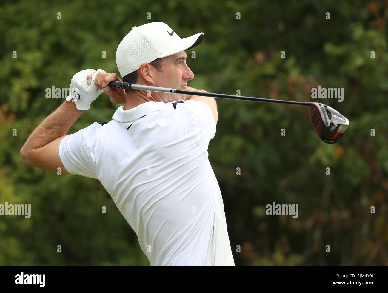 England's Ross Fisher during day one of the Cazoo Wales Open at the Celtic Manor Resort in Newport, Wales. Picture date: Thursday August 4, 2022. Stock Photo