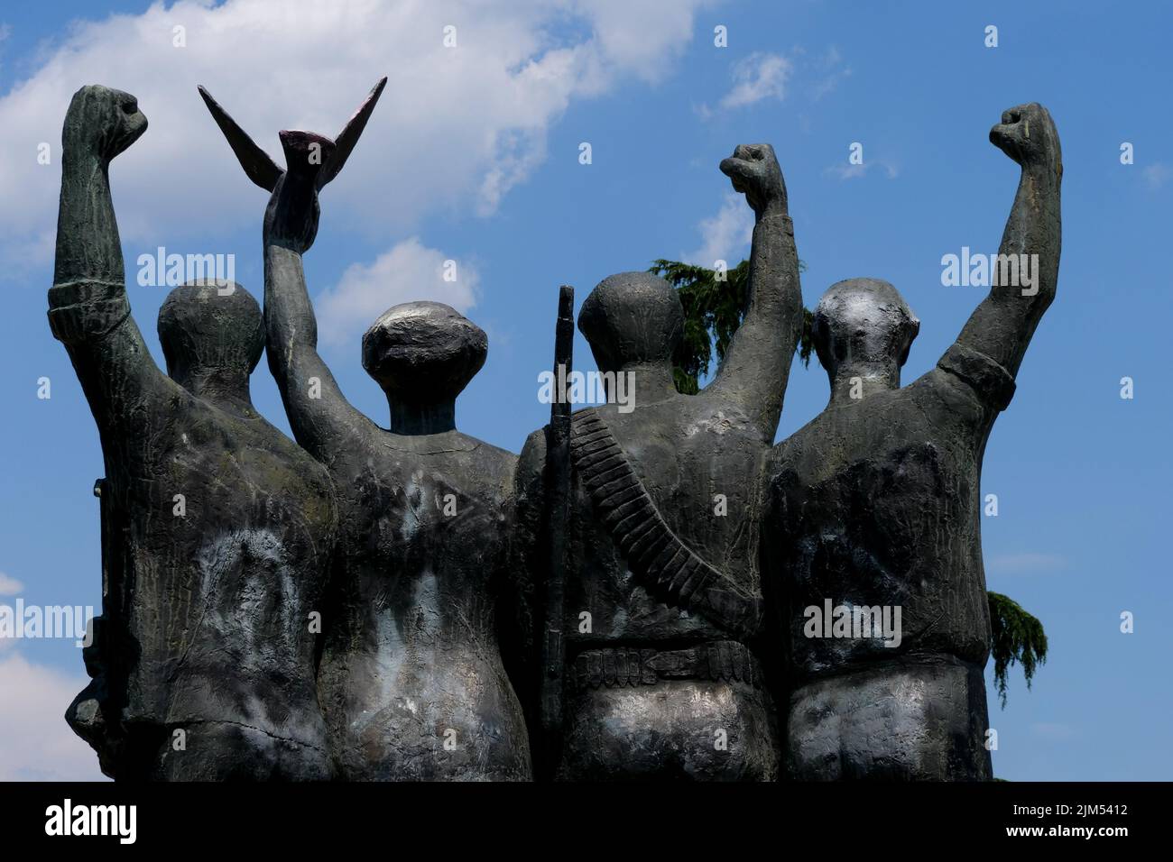 Monument in homage to the greek resistance, Thessaloniki, Macedonia ...