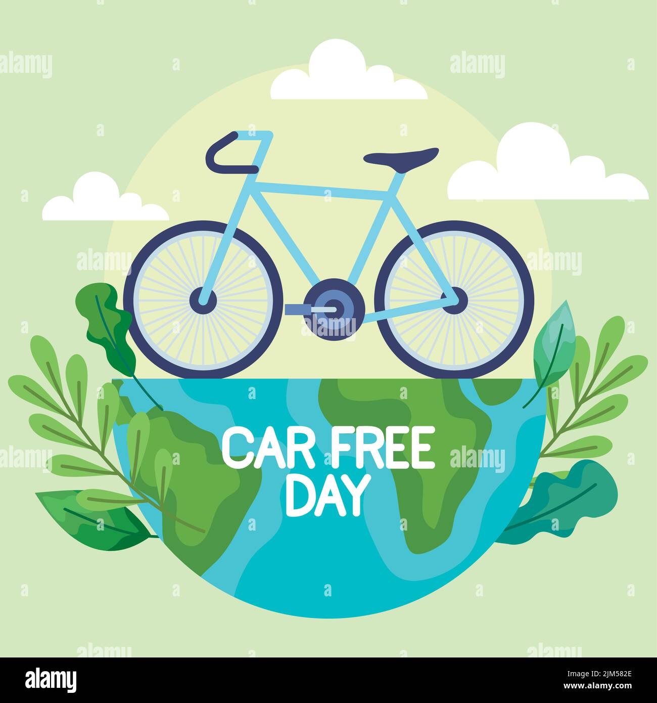 car free day lettering poster Stock Vector Image & Art - Alamy