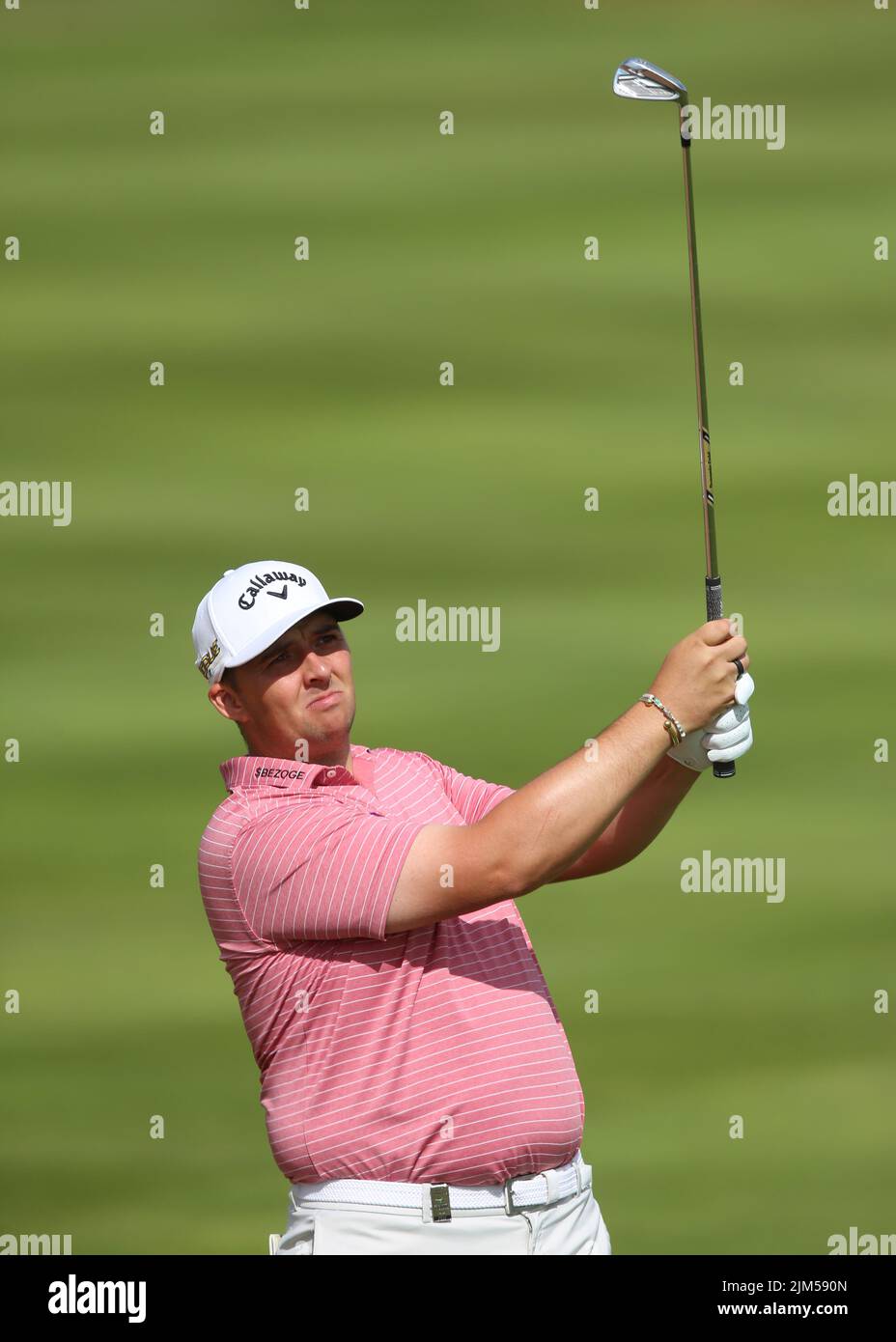 England's Marcus Armitage during day one of the Cazoo Wales Open at the Celtic Manor Resort in Newport, Wales. Picture date: Thursday August 4, 2022. Stock Photo