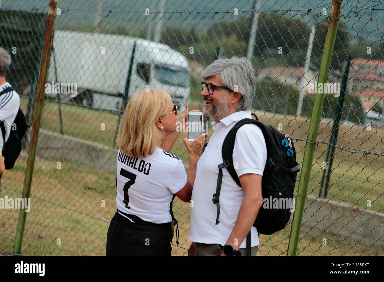 Juventus Fc Pre Season Match in Villar Perosa August 04, 2022 Stock Photo