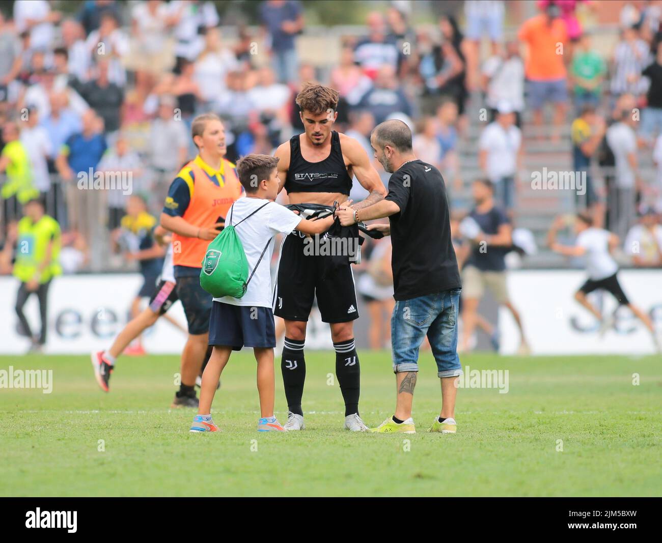 Juventus Fc Pre Season Match in Villar Perosa August 04, 2022 Stock Photo