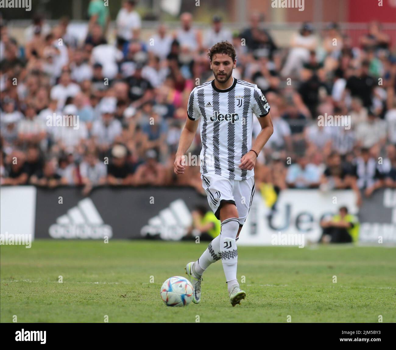 Juventus Fc Pre Season Match in Villar Perosa August 04, 2022 Stock Photo