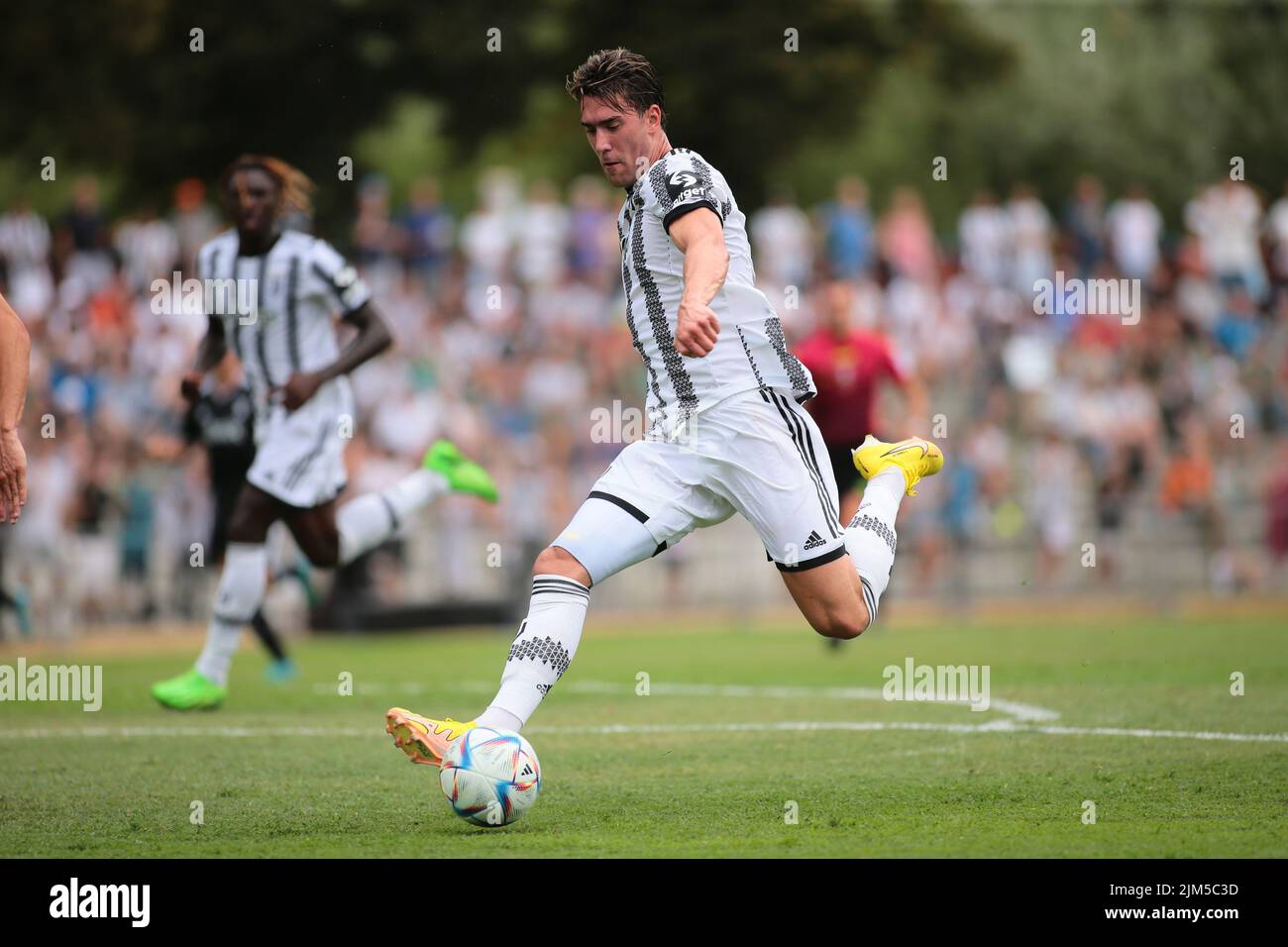 Juventus Fc Pre Season Match in Villar Perosa August 04, 2022 Stock Photo