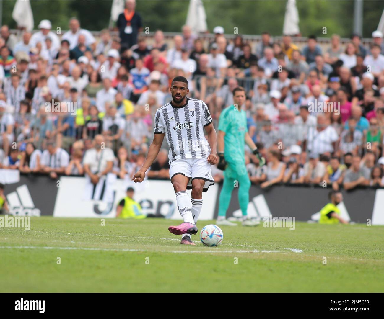 Juventus Fc Pre Season Match in Villar Perosa August 04, 2022 Stock Photo