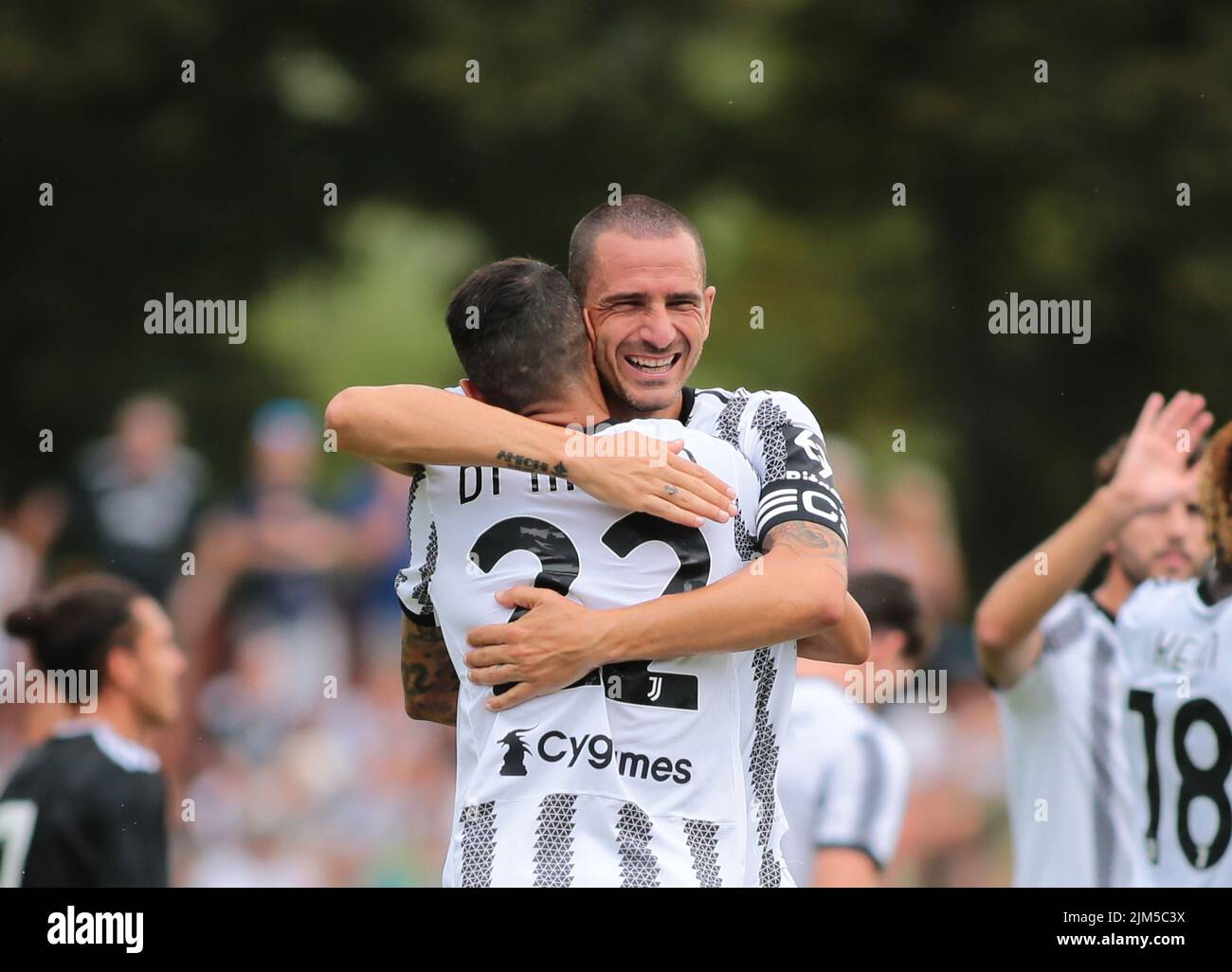 Juventus Fc Pre Season Match in Villar Perosa August 04, 2022 Stock Photo