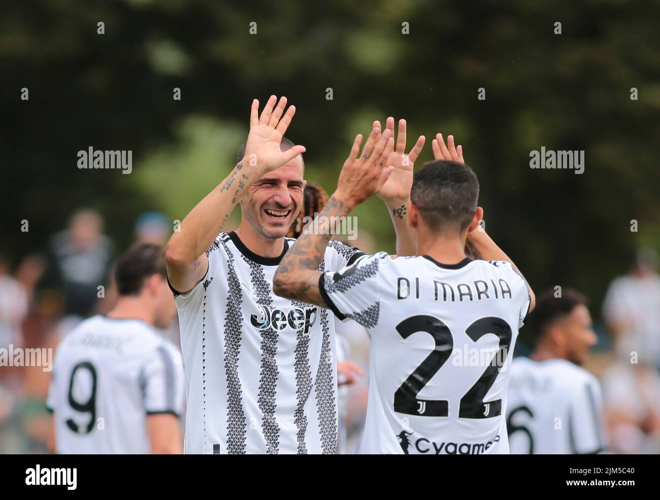 Juventus Fc Pre Season Match in Villar Perosa August 04, 2022 Stock Photo