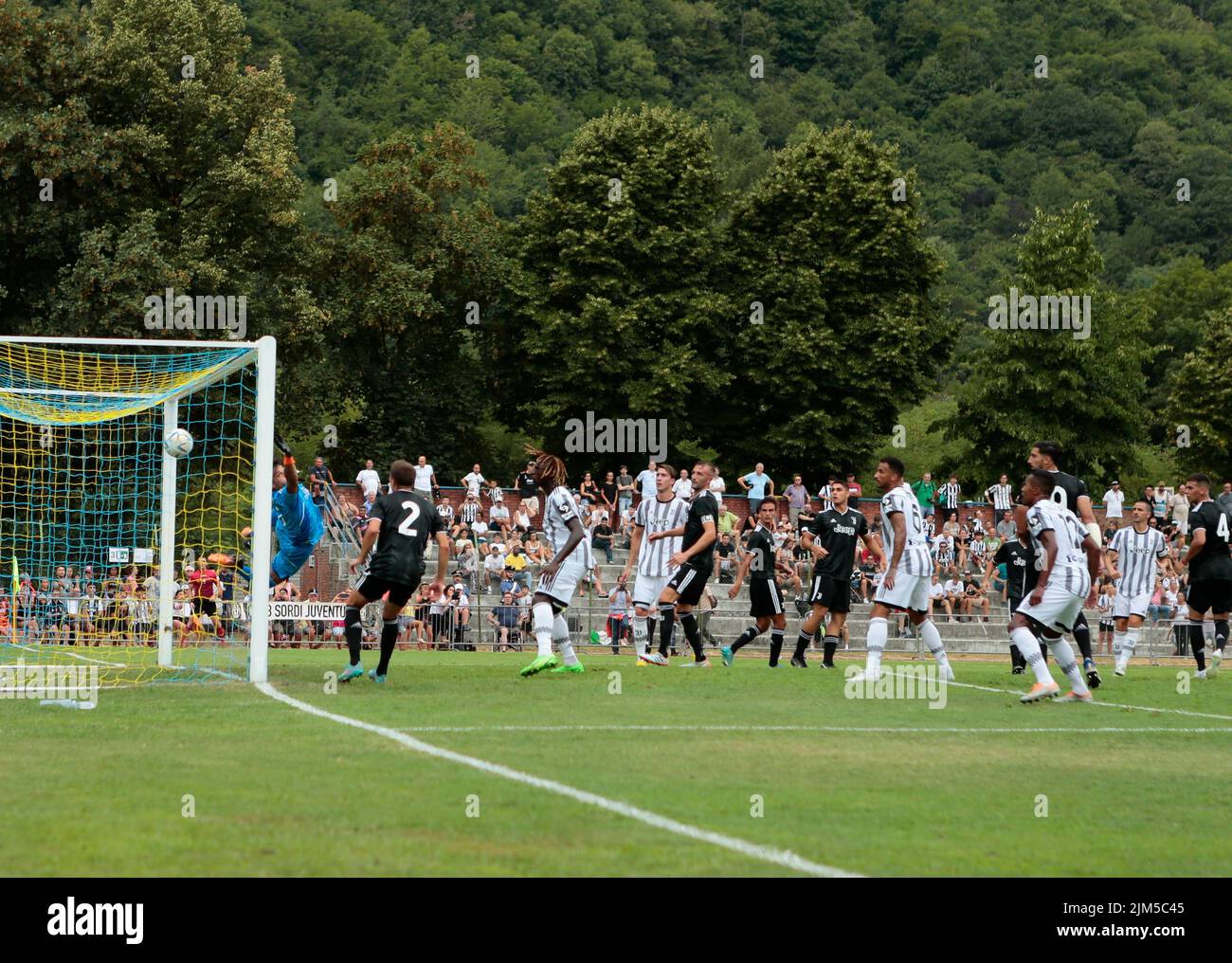 Juventus Fc Pre Season Match in Villar Perosa August 04, 2022 Stock Photo