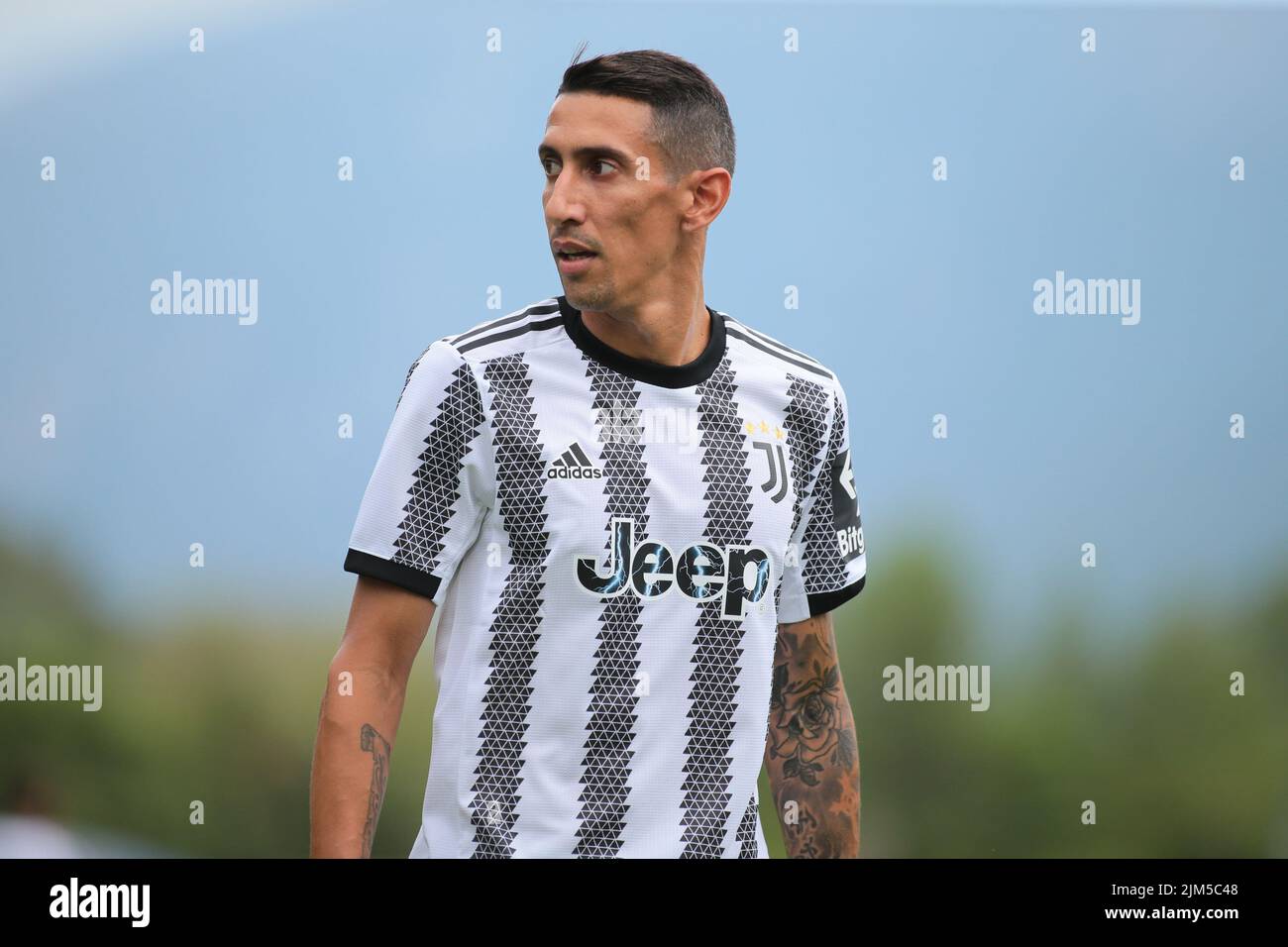 Juventus Fc Pre Season Match in Villar Perosa August 04, 2022 Stock Photo