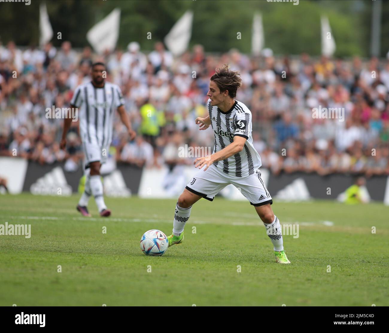 Juventus Fc Pre Season Match in Villar Perosa August 04, 2022 Stock Photo