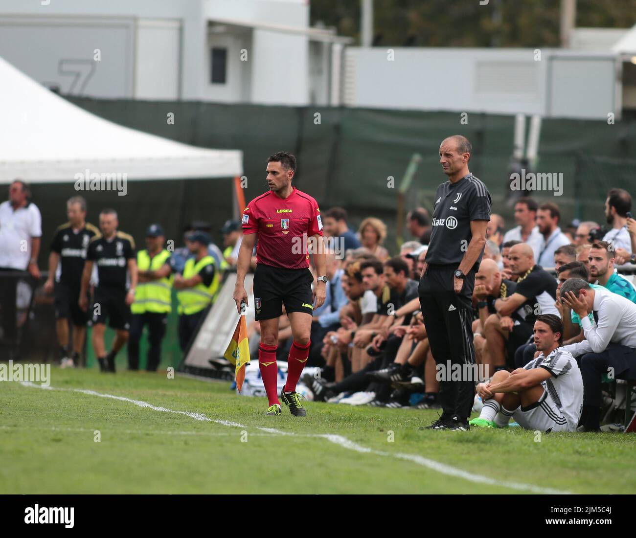 Juventus Fc Pre Season Match in Villar Perosa August 04, 2022 Stock Photo