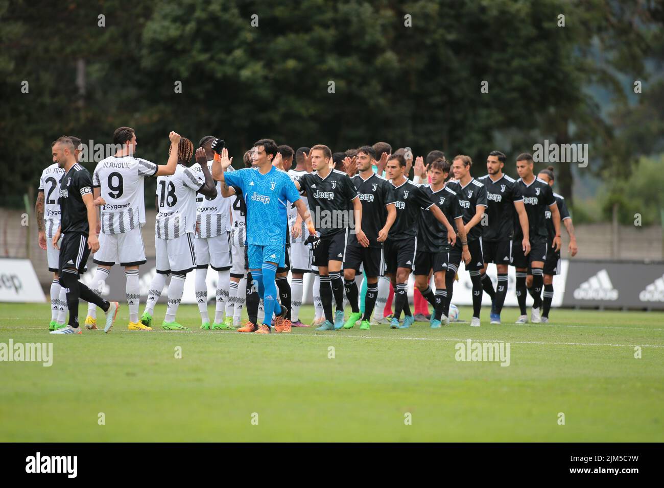 Juventus Fc Pre Season Match in Villar Perosa August 04, 2022 Stock Photo