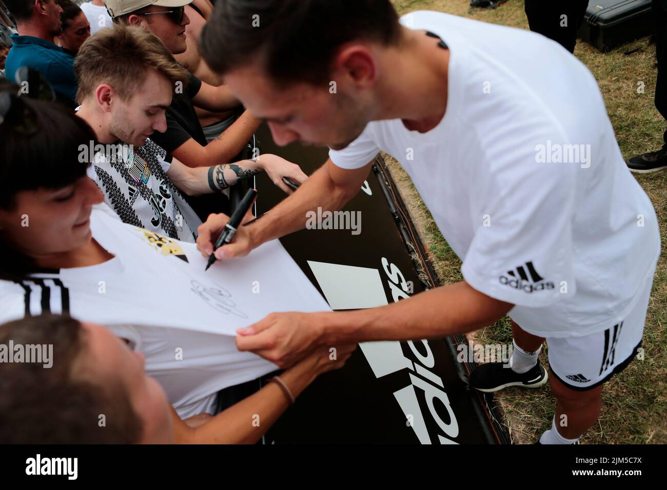 Juventus Fc Pre Season Match in Villar Perosa August 04, 2022 Stock Photo