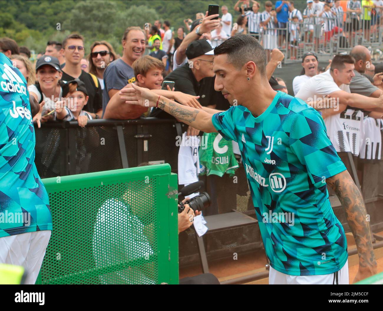 Juventus Fc Pre Season Match in Villar Perosa August 04, 2022 Stock Photo