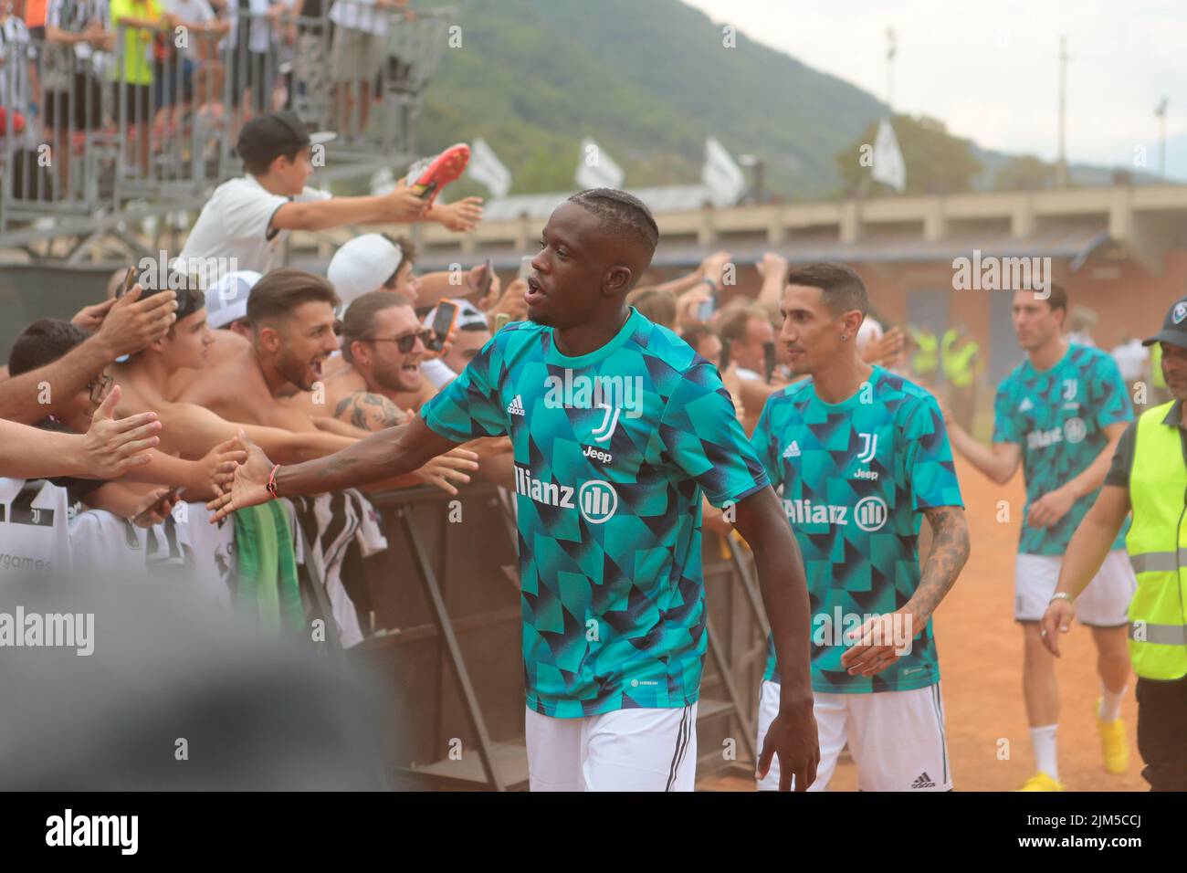 Juventus Fc Pre Season Match in Villar Perosa August 04, 2022 Stock Photo