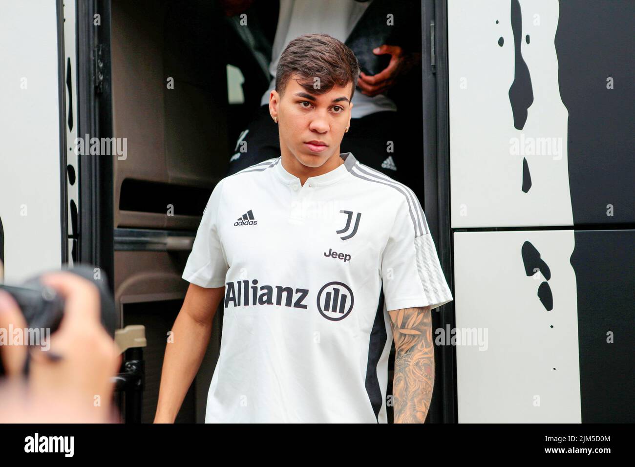 Juventus Fc Pre Season Match in Villar Perosa August 04, 2022 Stock Photo