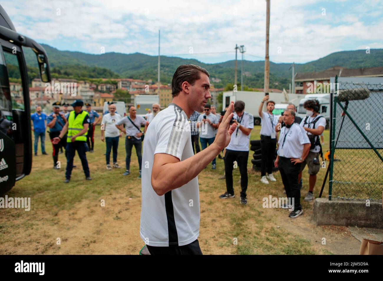 Juventus Fc Pre Season Match in Villar Perosa August 04, 2022 Stock Photo