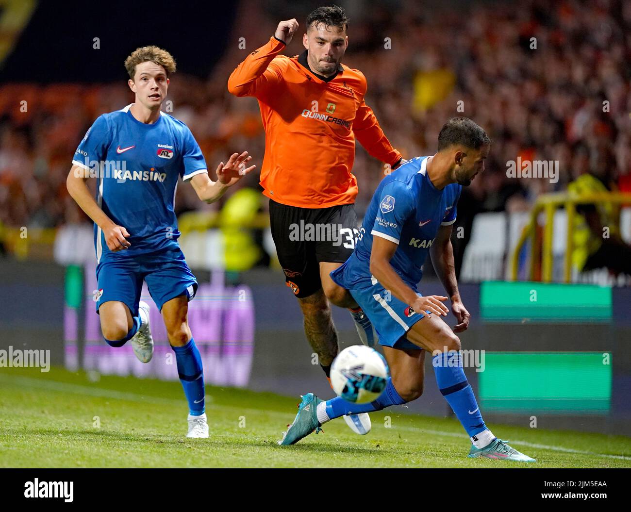 Dundee United's Tony Watt during the UEFA Europa Conference League third qualifying round, first leg match at Tannadice Park, Dundee. Picture date: Thursday August 4, 2022. Stock Photo