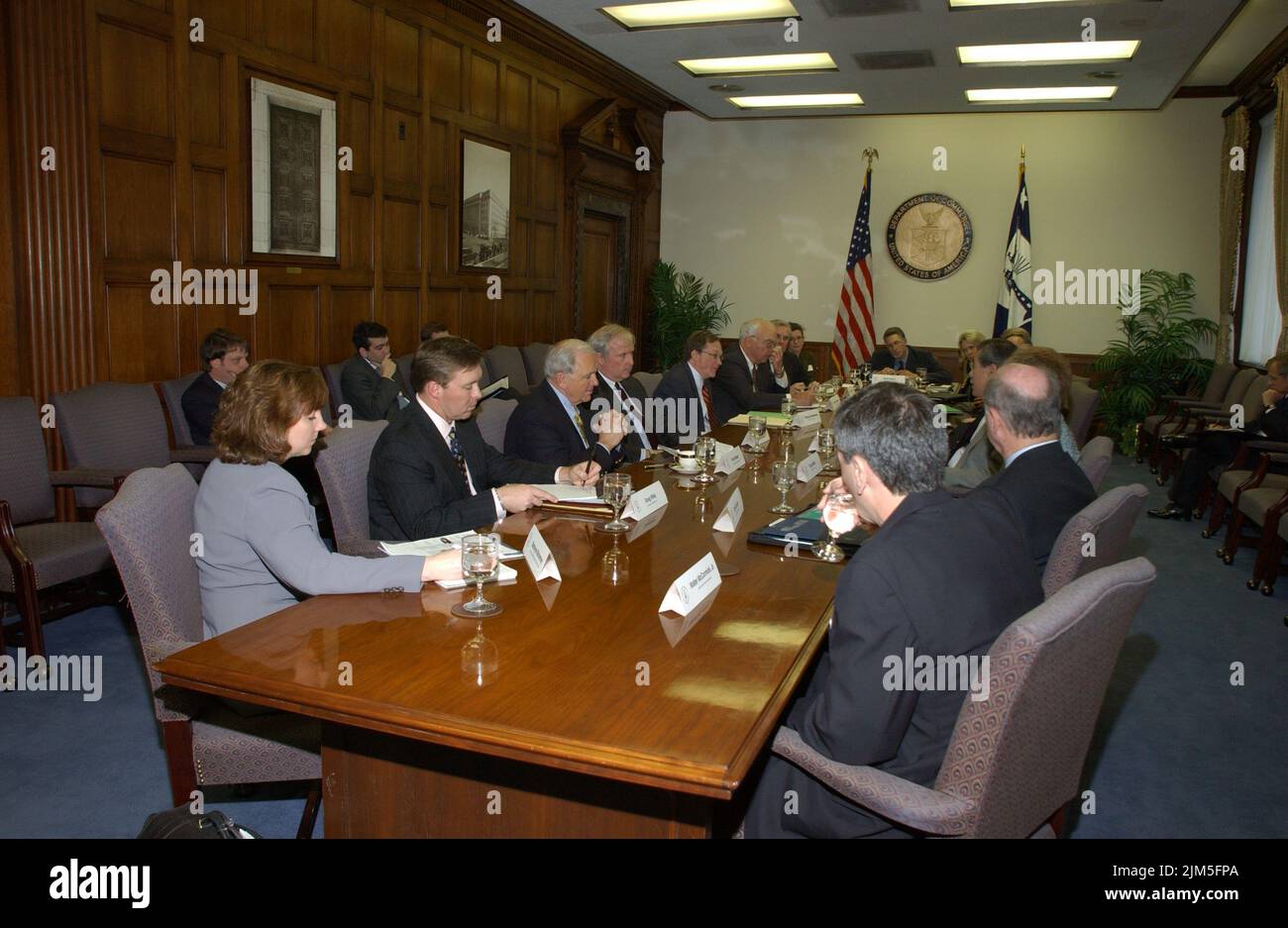 Office of the Secretary Business Liaison Roundtable Stock Photo Alamy