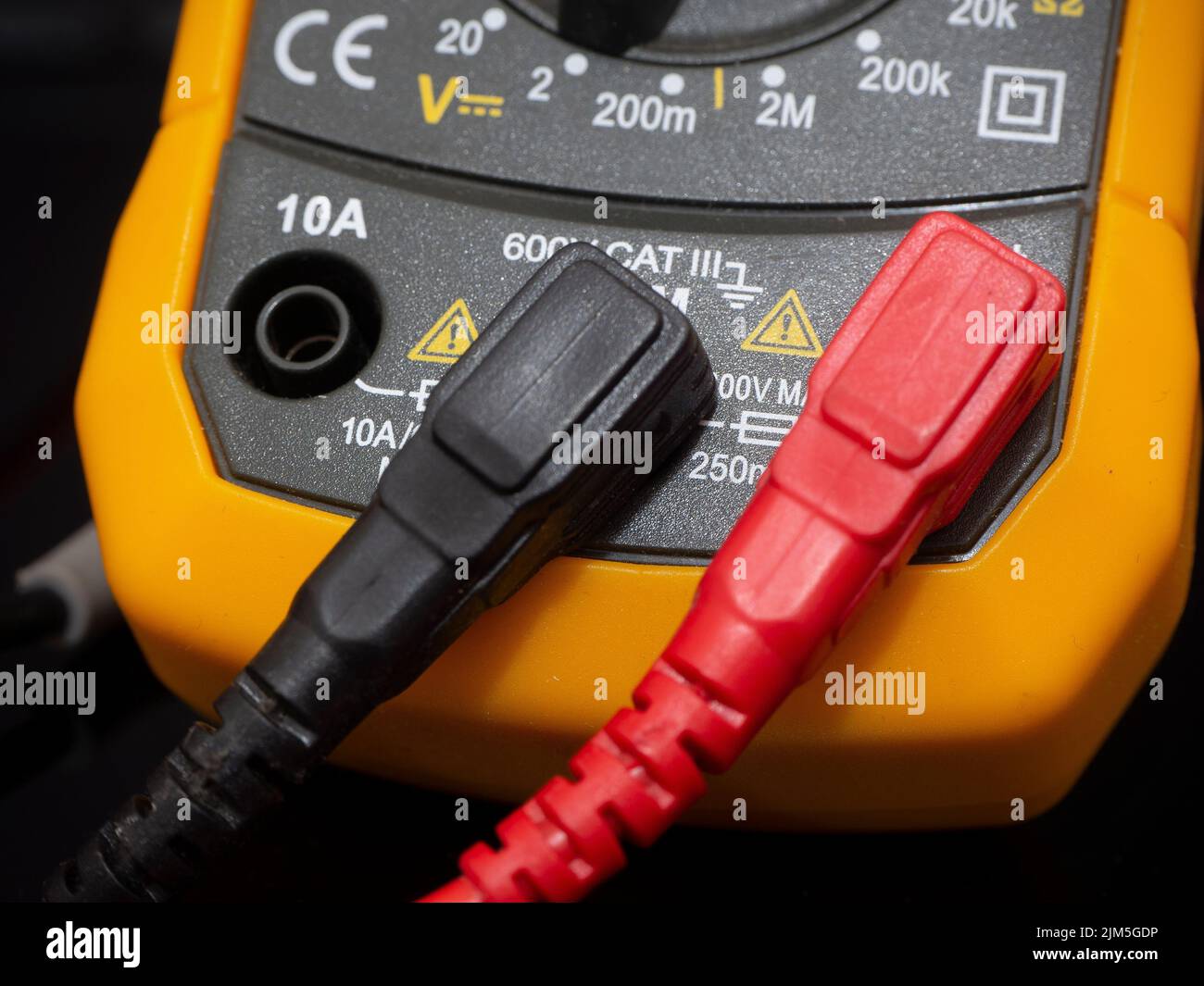 digital multimeter or multitester or Volt-Ohm meter, an electronic  measuring instrument that combines several measurement functions in one  unit Stock Photo - Alamy