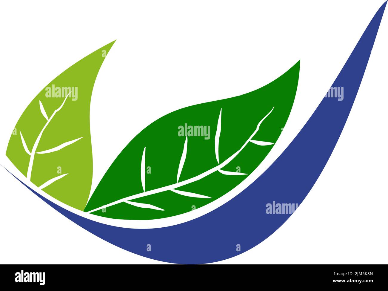 Leaf icon logo design inspiration vector template Stock Vector Image ...