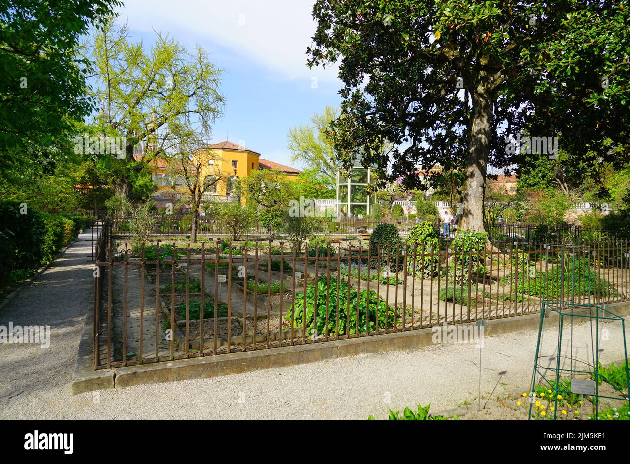 PADUA, ITALY 14 APR 2022 View of the landmark Orto Botanico di Padova