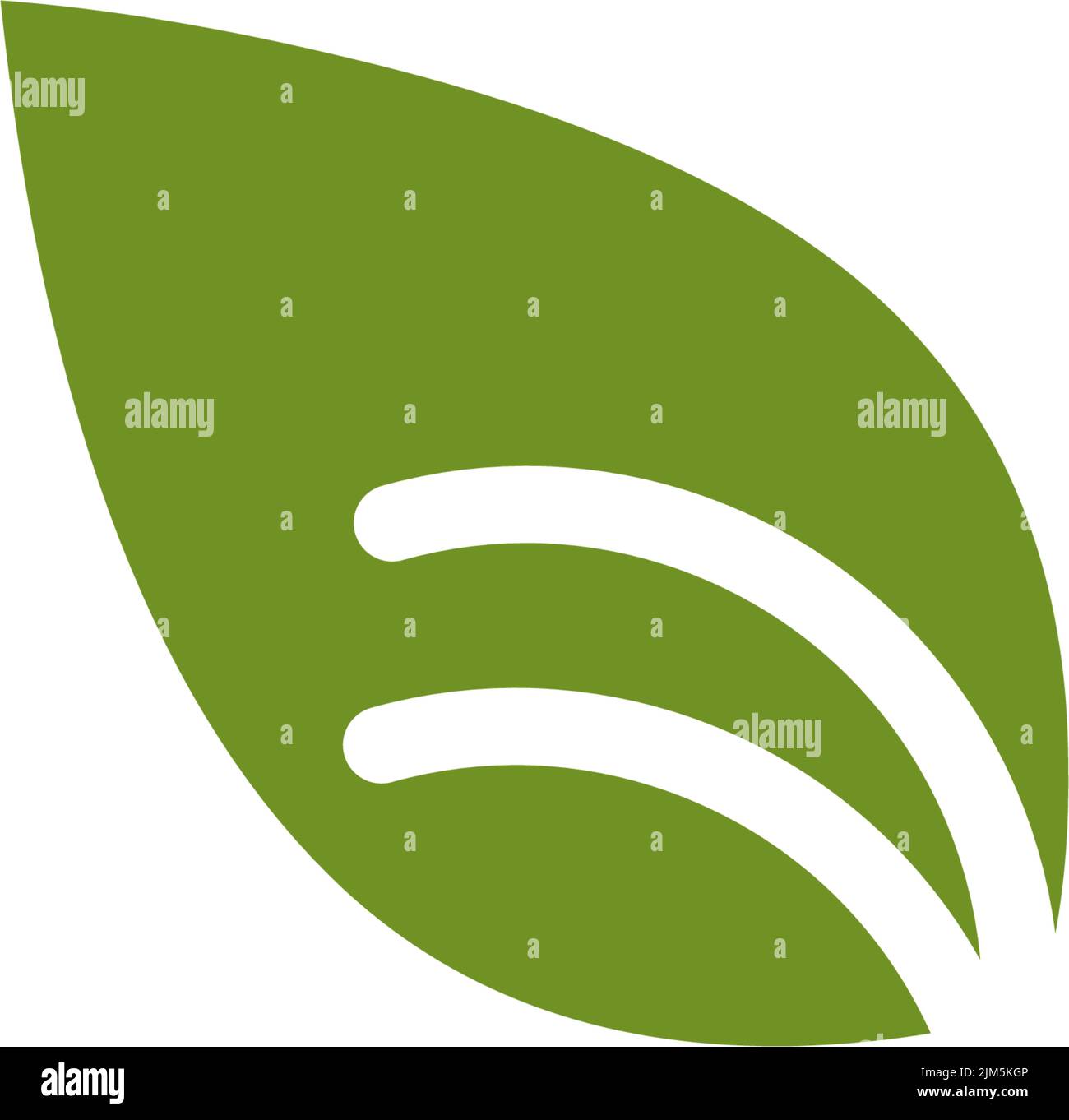 Eco green leaf icon logo design inspiration vector template Stock ...