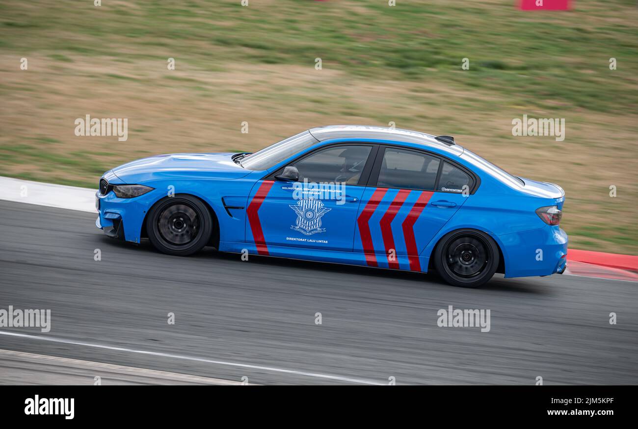 BMW F80 M3 drifting on the circuit Stock Photo - Alamy