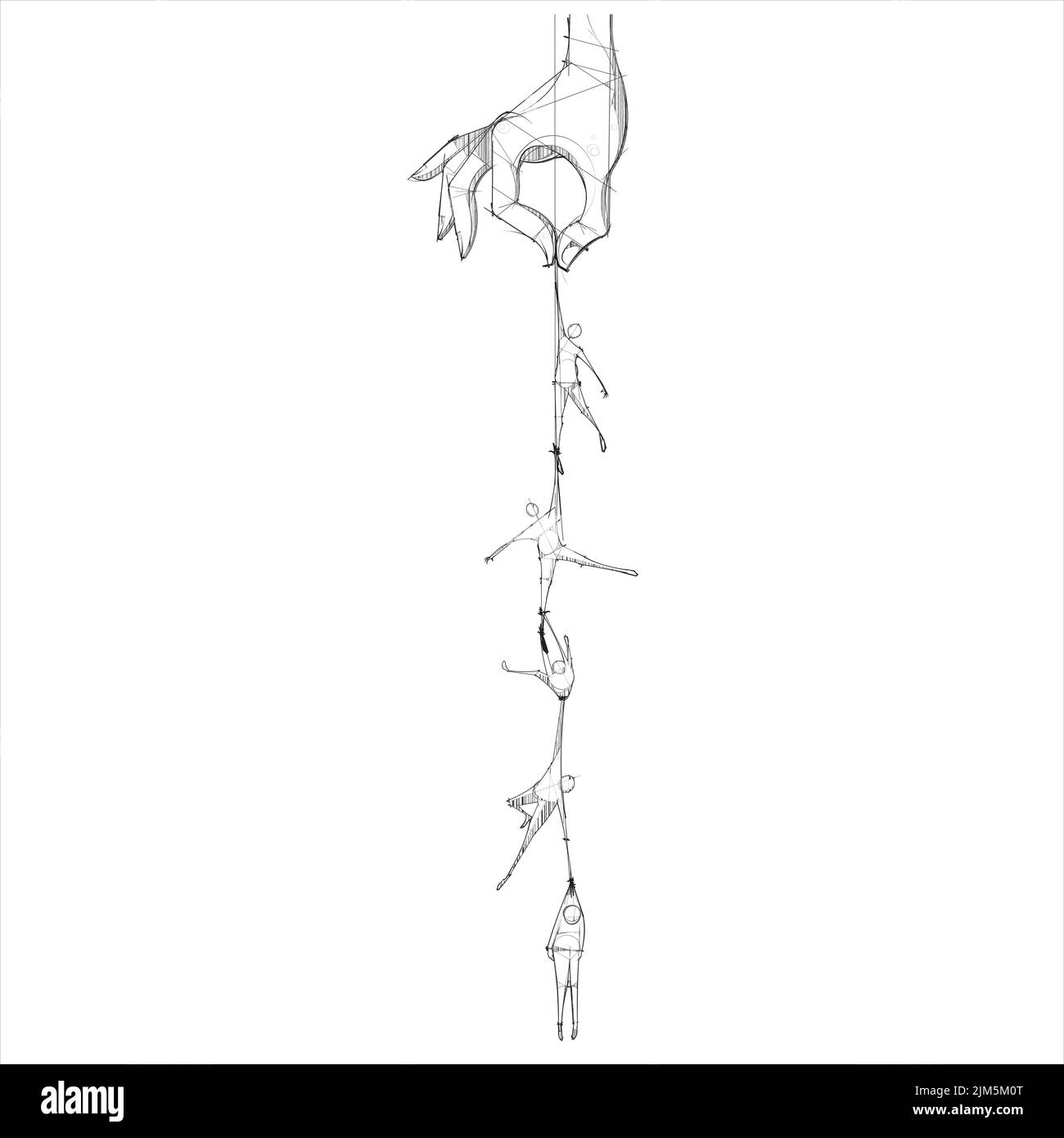 String support Black and White Stock Photos Images Alamy