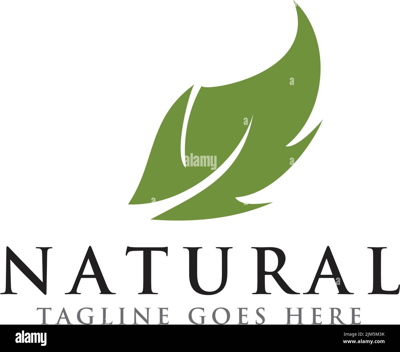 Leaf icon logo design inspiration vector template Stock Vector Image ...