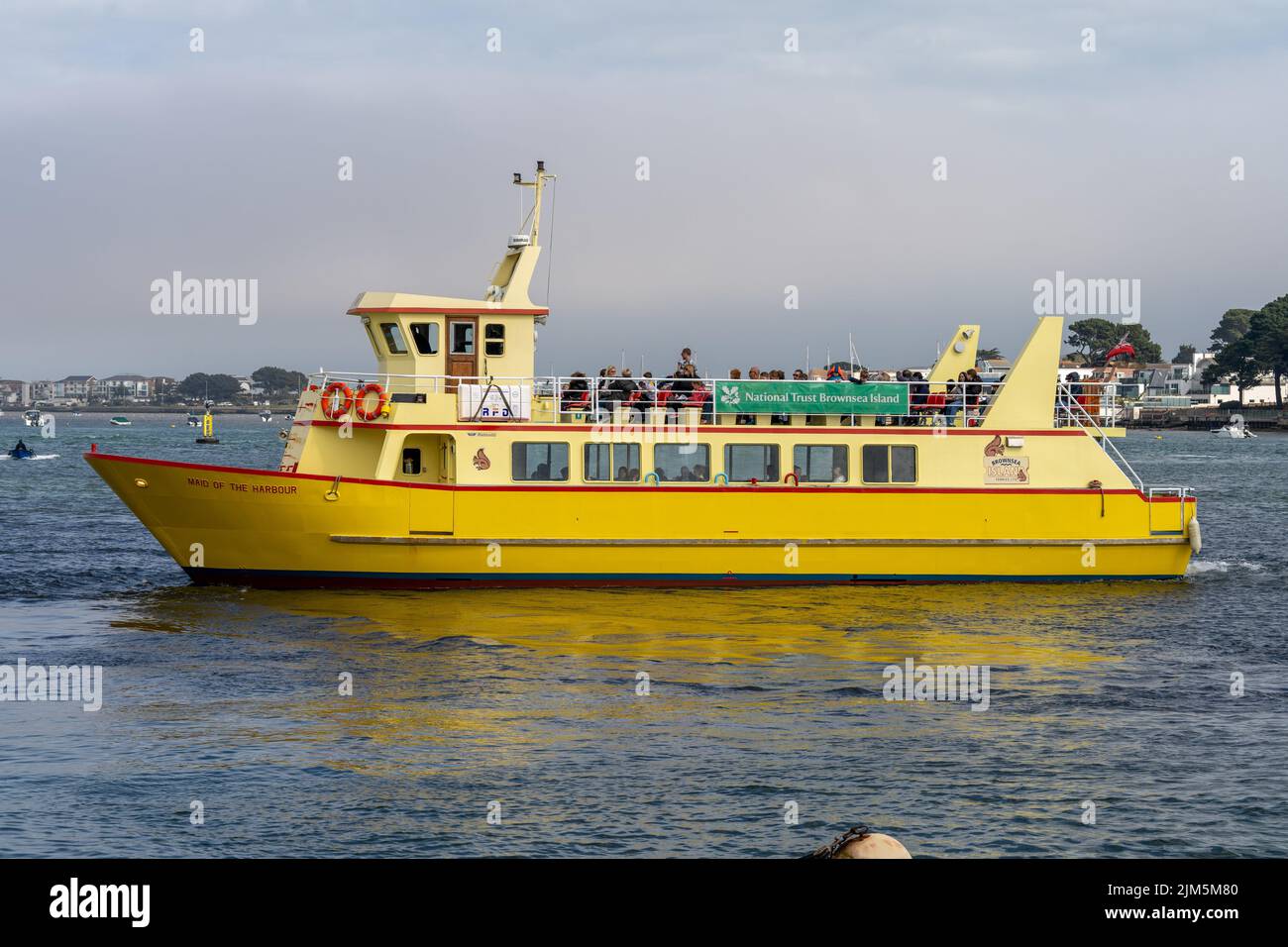 Poole, Dorset, United Kingdom April 14 2022 Poole Quay to Brownsea