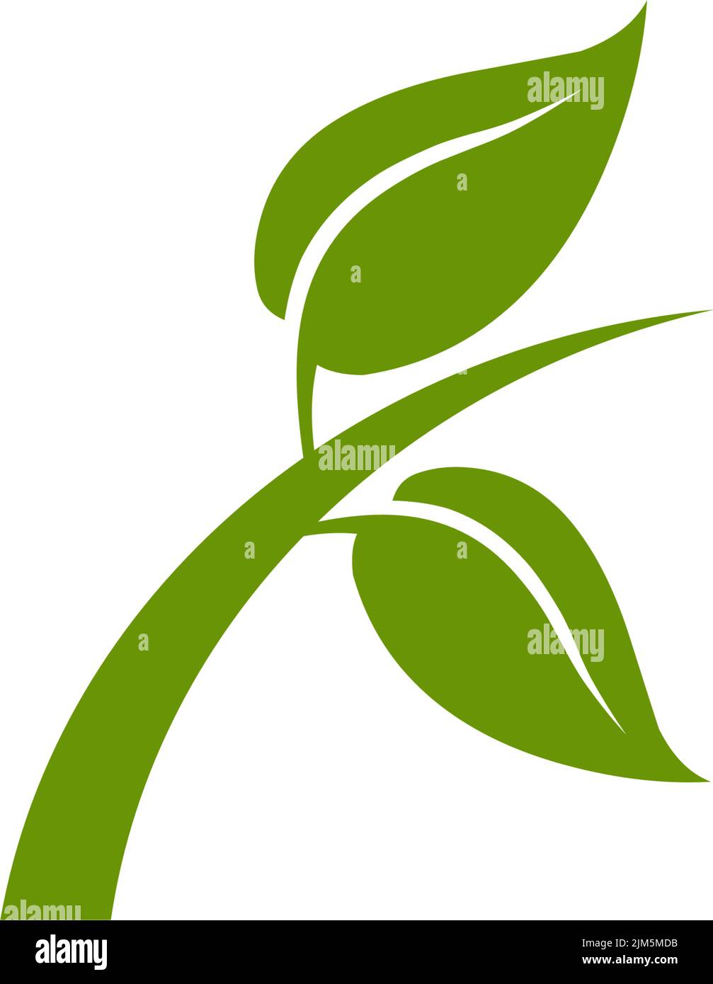 Eco green leaf icon logo design inspiration vector template Stock ...