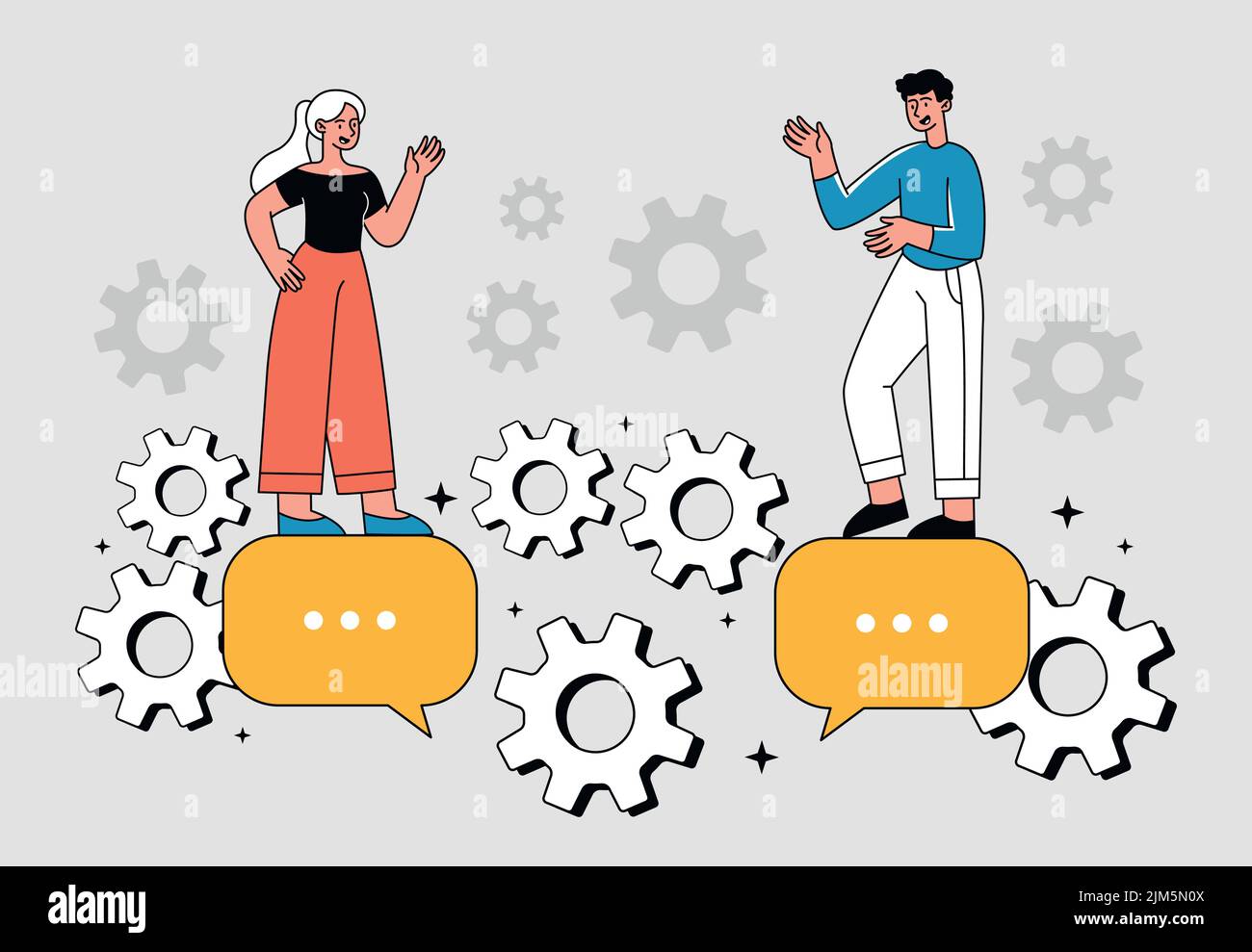 Concept of communication stock vector image art alamy