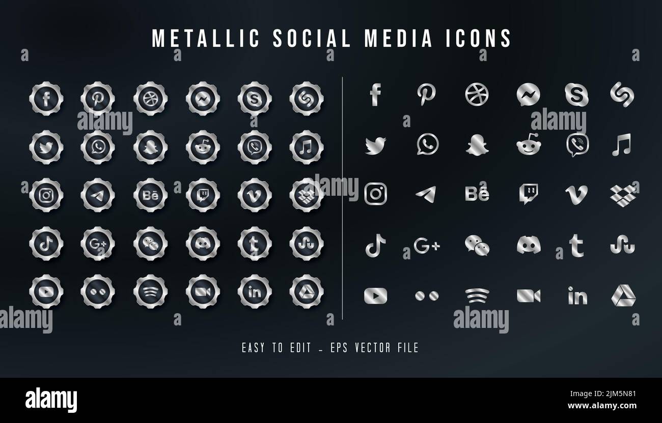 Logos video social media Stock Vector Images - Alamy
