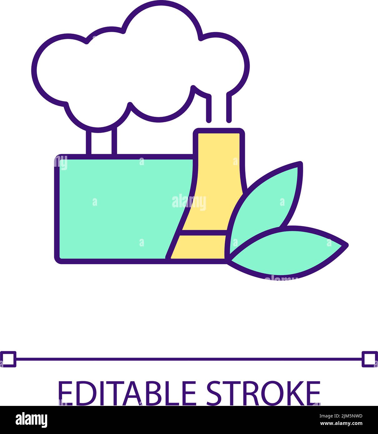 Sustainable industry RGB color icon Stock Vector Image & Art - Alamy