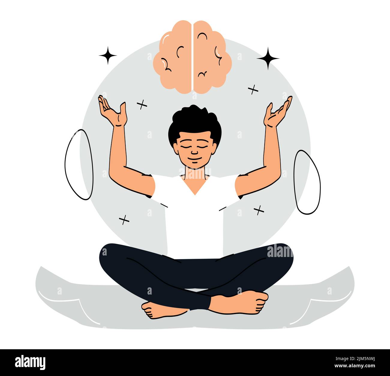 Releasing Stress Concept Stock Vector Image Art Alamy Releasing Stress Concept Stock Vector Image Art Alamy