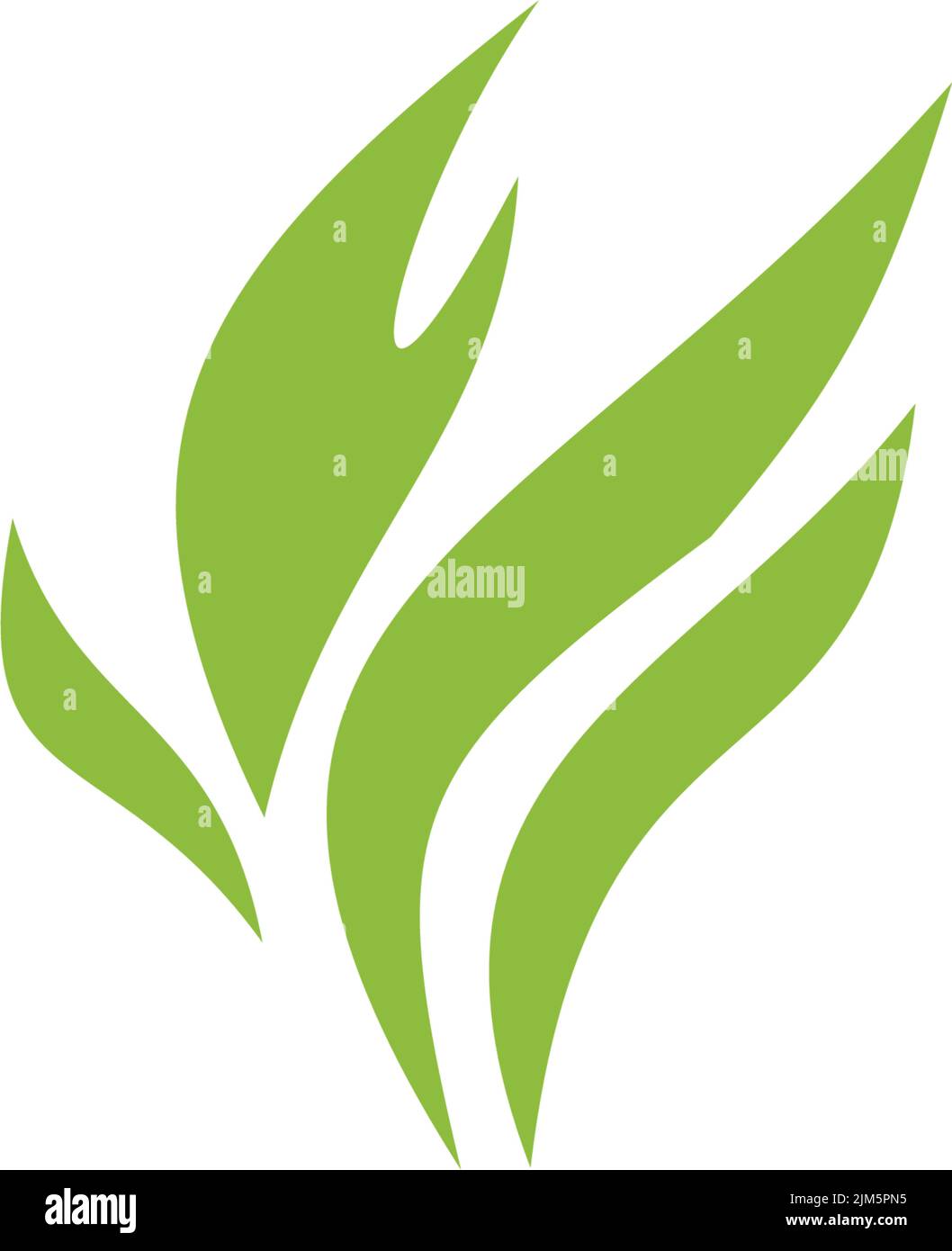 Leaf icon logo design inspiration vector template Stock Vector Image ...