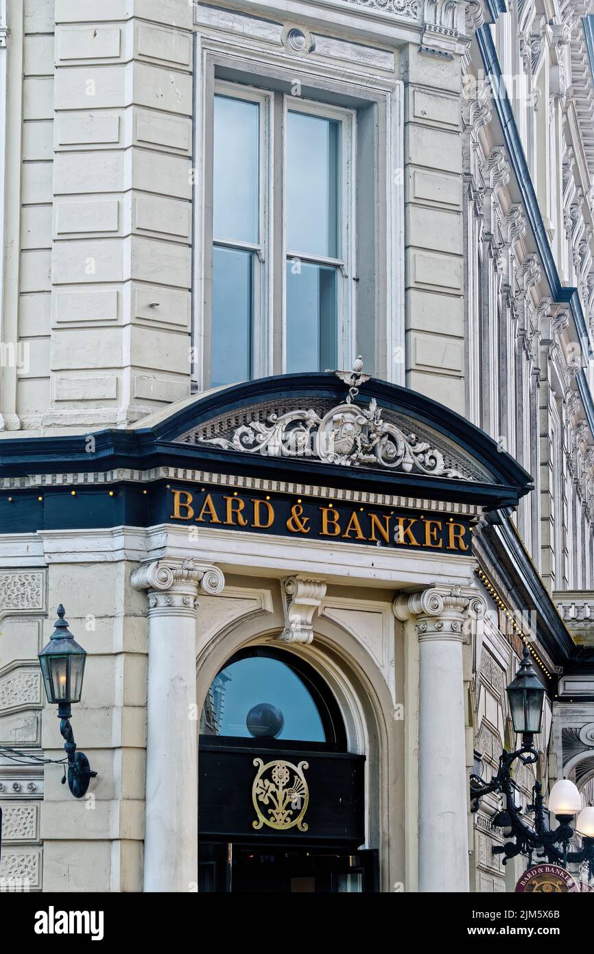 Bard and Banker Pub in Victoria Stock Photo