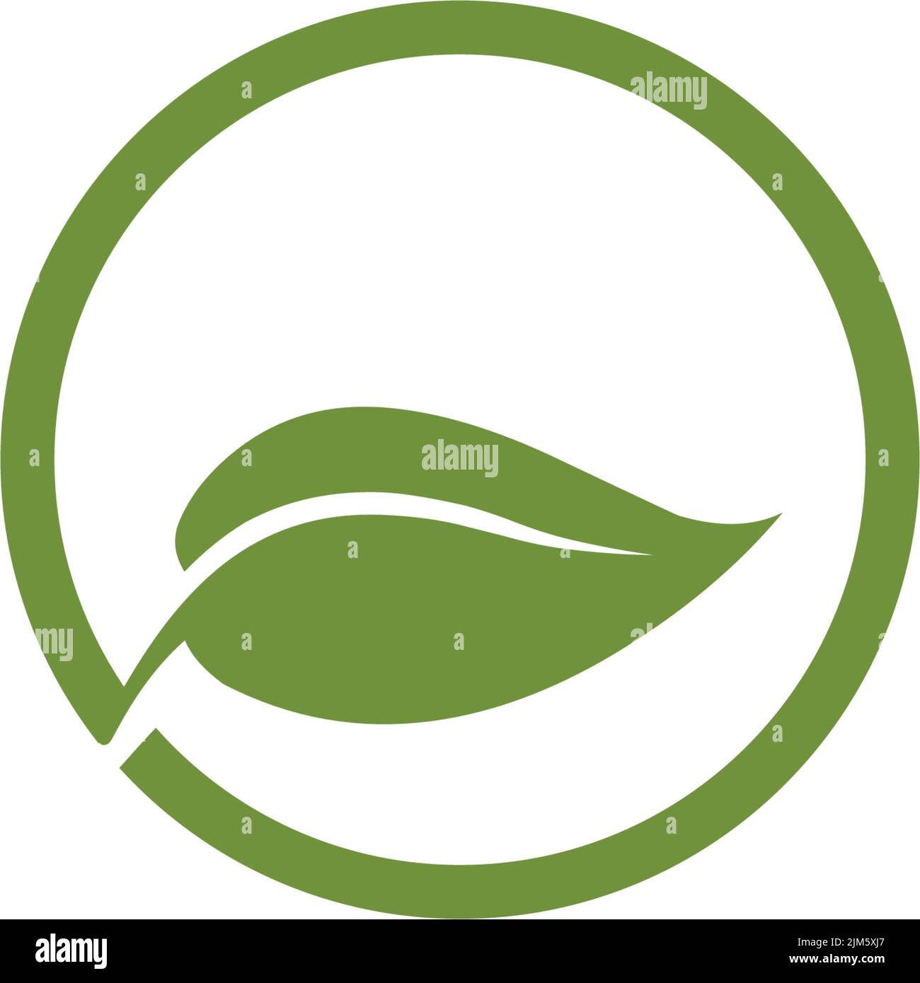 Leaf icon logo design inspiration vector template Stock Vector Image ...