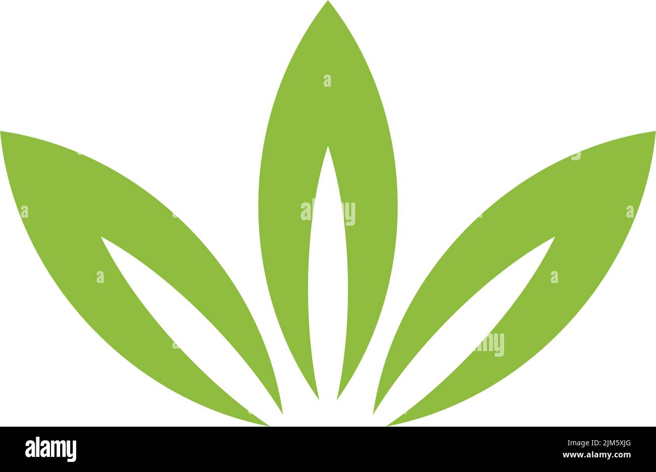 Leaf icon logo design inspiration vector template Stock Vector Image ...