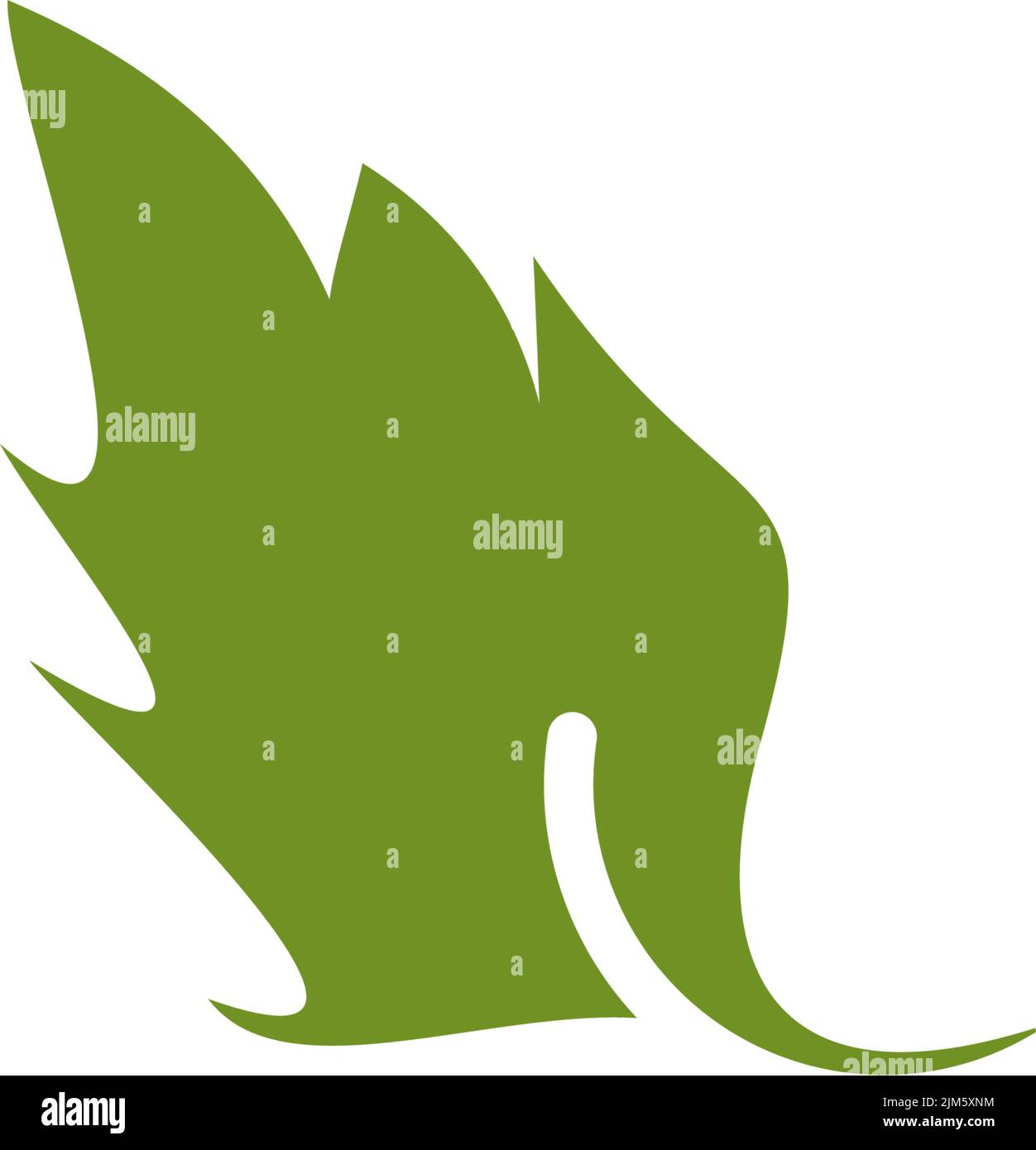 Eco green leaf icon logo design inspiration vector template Stock ...