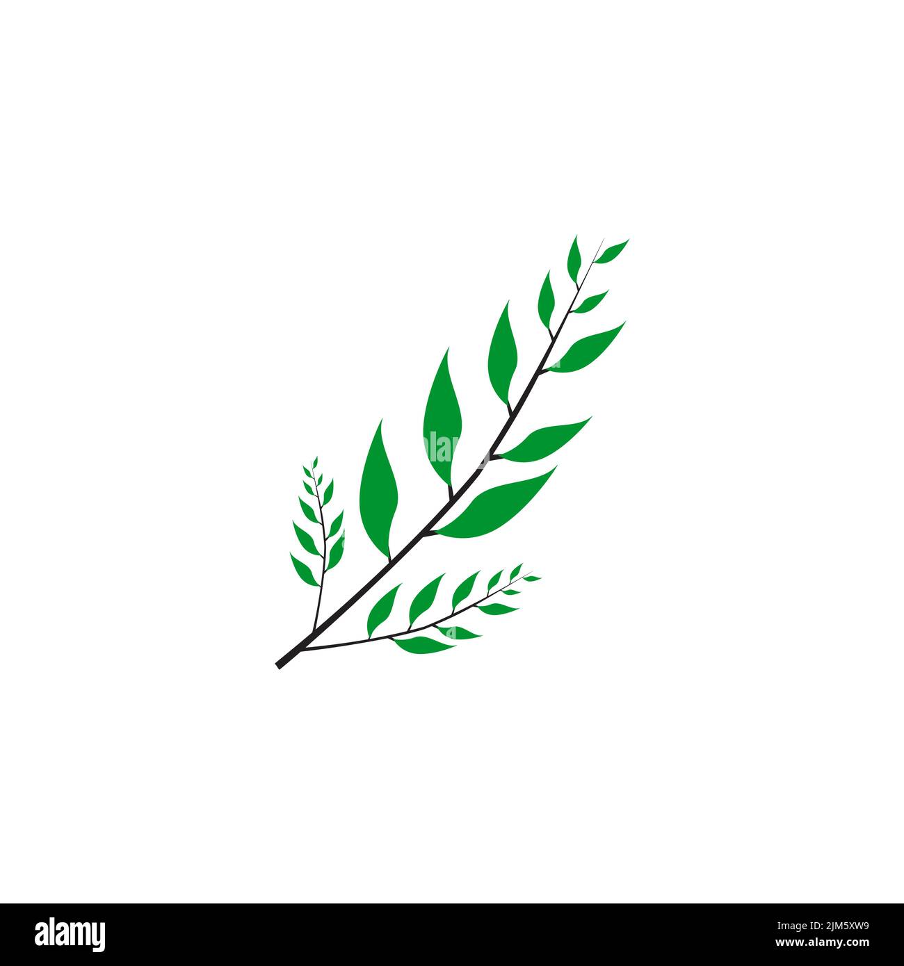 Leaf icon logo design inspiration vector template Stock Vector Image ...