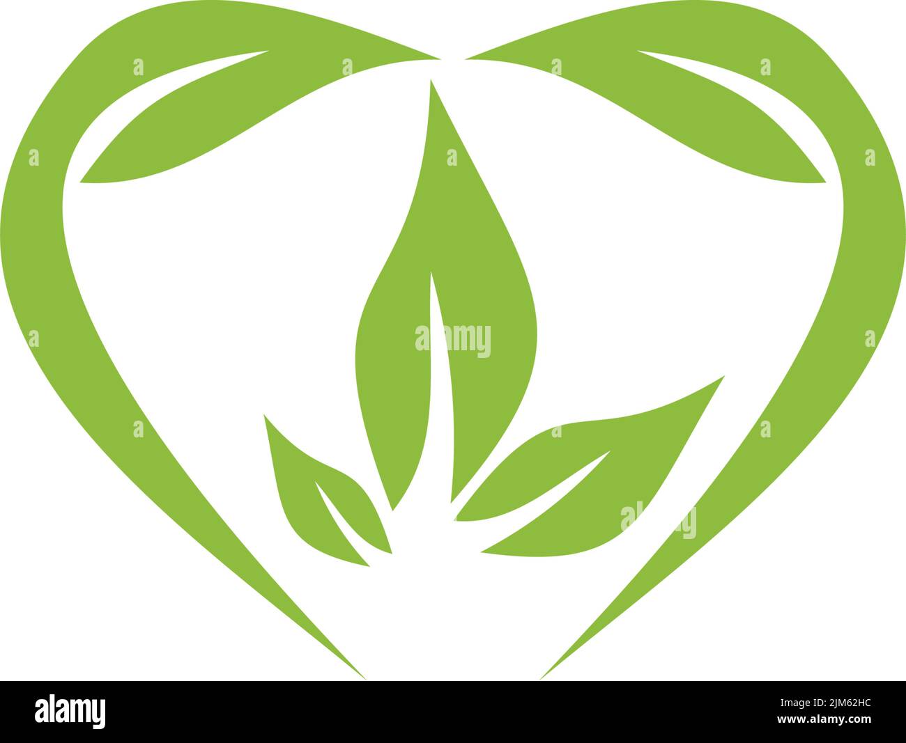 Leaf icon logo design inspiration vector template Stock Vector Image ...