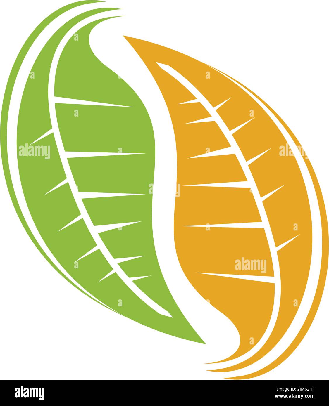 Leaf icon logo design inspiration vector template Stock Vector Image ...