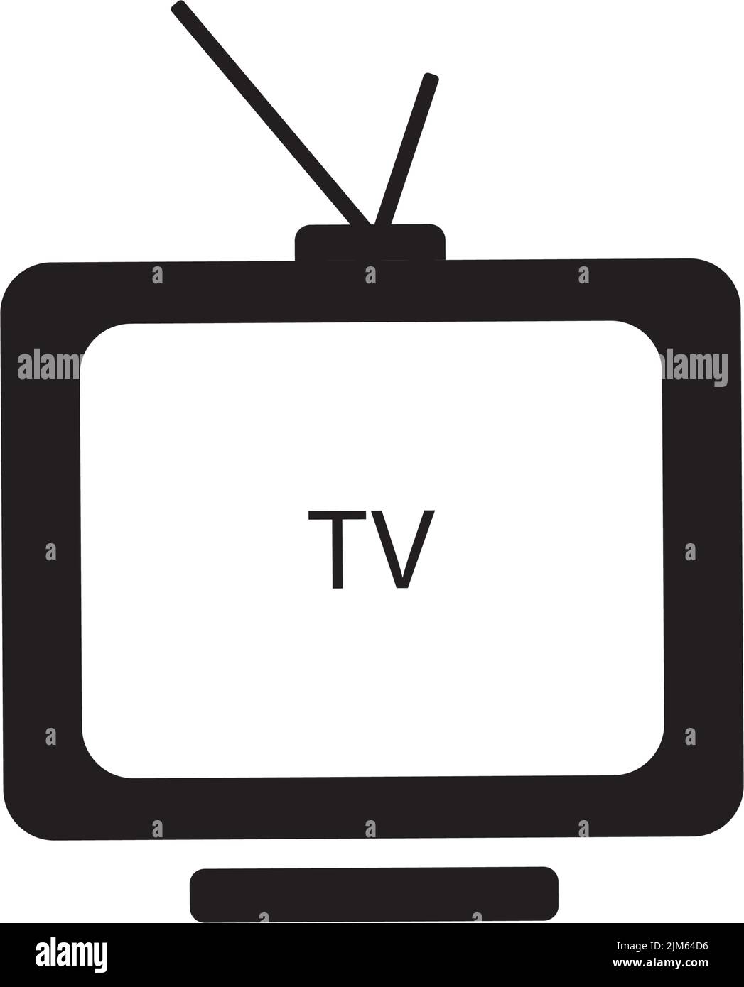 television icon logo vector design Stock Vector